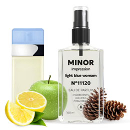 MINOR Light Blue woman 100ml France